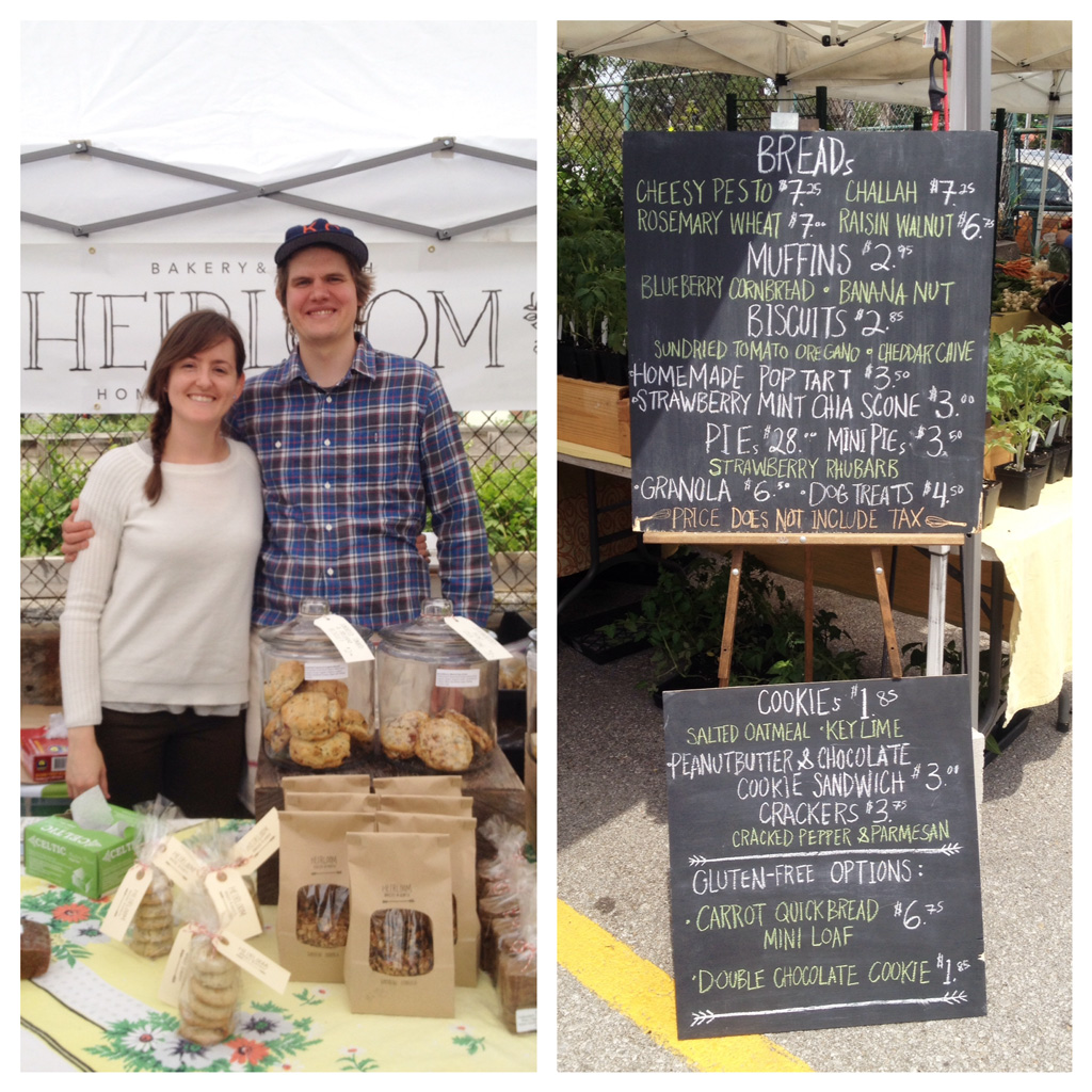 Kate and Scott are already open for business at the Brookside Farmers' Market.