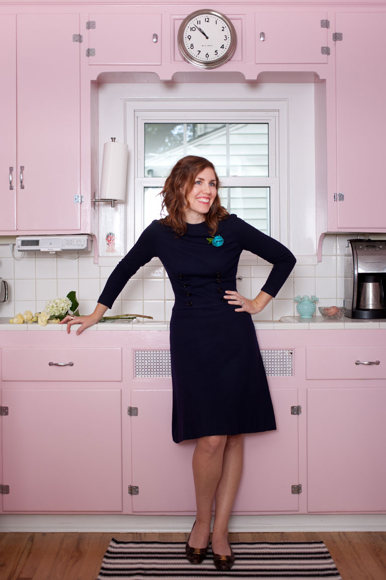 Sarah's pink kitchen